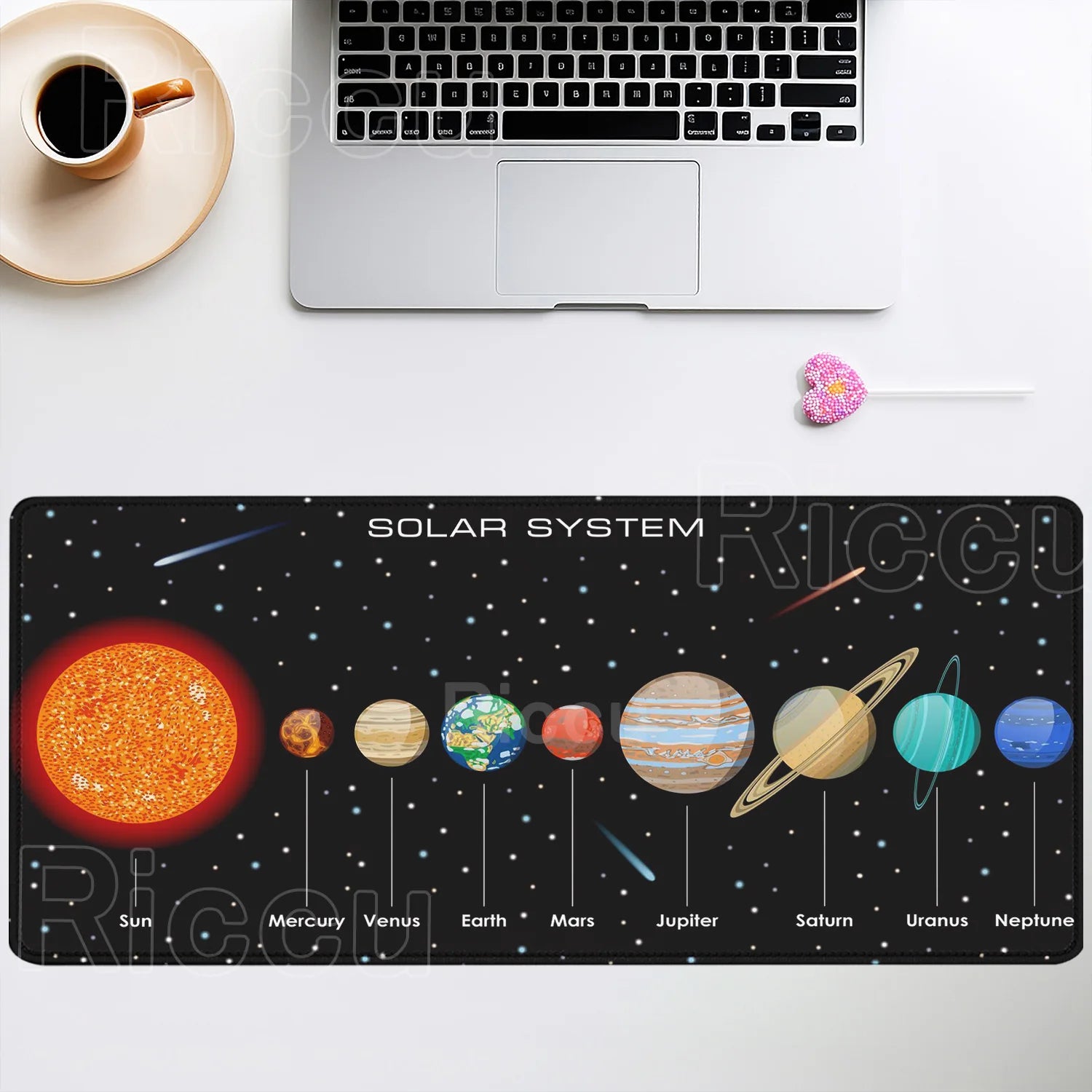 Mouse Pad XXL Anime Gamer Mousepad Laptop Universe Space Solar System HD Print PC Gaming Offices Accessories Keyboard Desk Mat