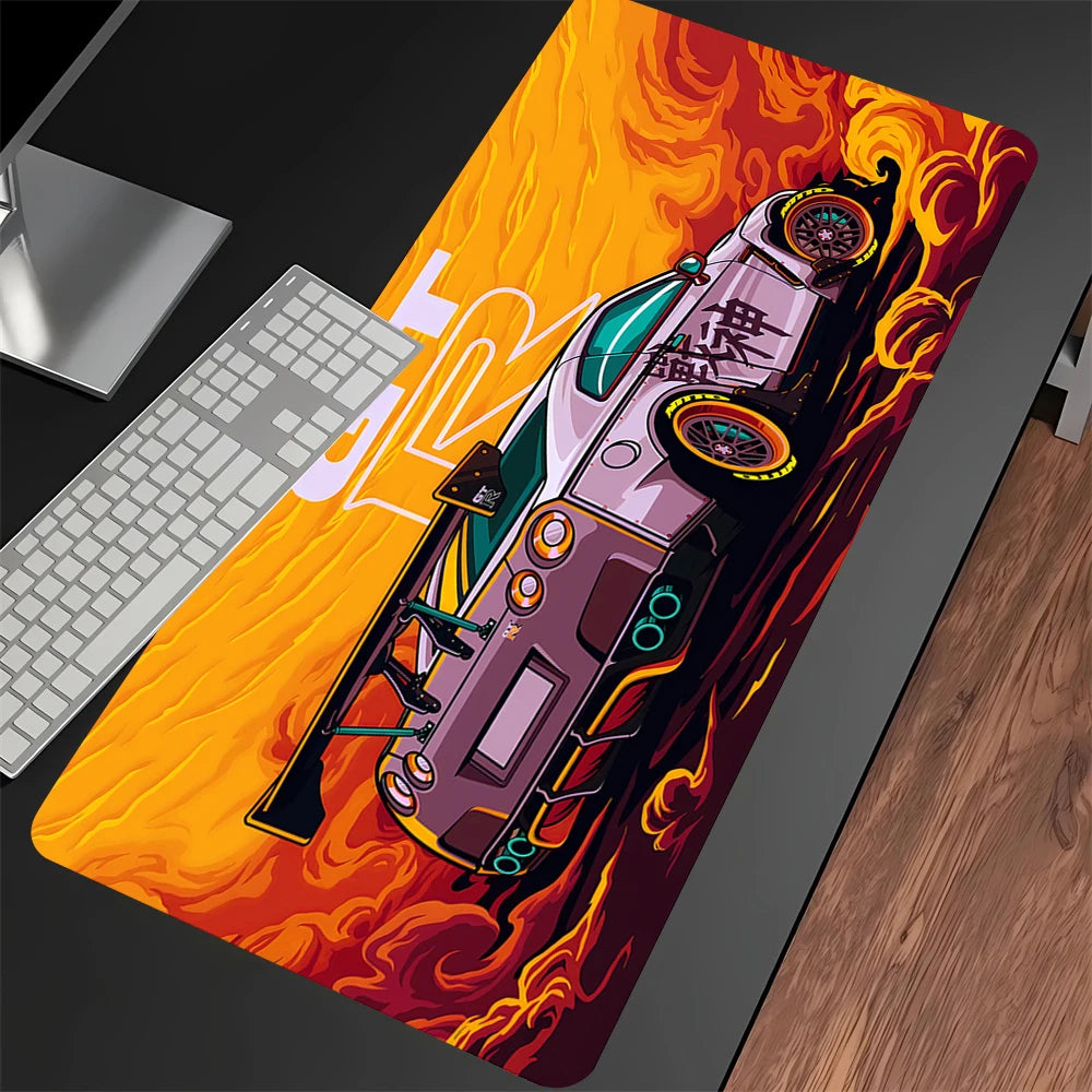 Racing Car Mouse Pad 400x900x2Mm