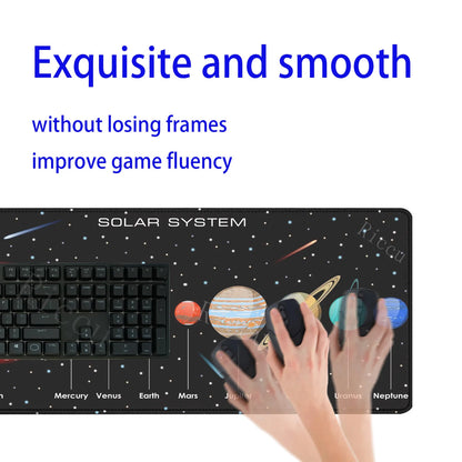 Mouse Pad XXL Anime Gamer Mousepad Laptop Universe Space Solar System HD Print PC Gaming Offices Accessories Keyboard Desk Mat