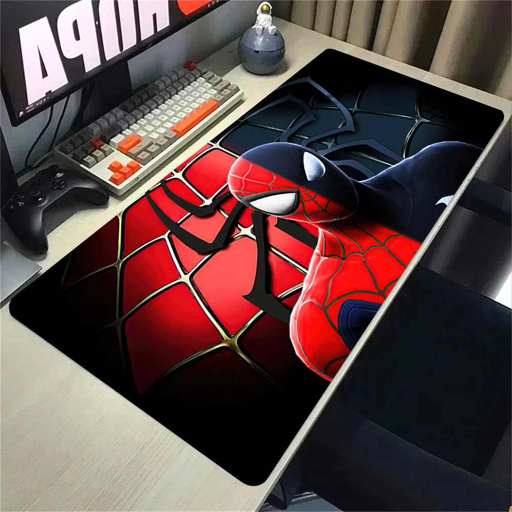 Super Hero S-Spider-Mans Mousepad HD Printing Computer Gamers Locking Edge Non-Slip Mouse Pad Xxl90X40Cm Keyboard PC Desk Pad