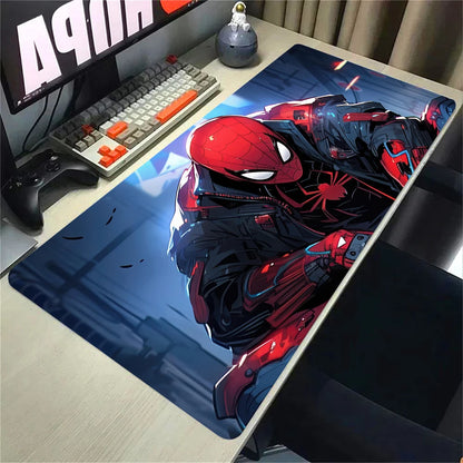 Super Hero S-Spider-Mans Mousepad HD Printing Computer Gamers Locking Edge Non-Slip Mouse Pad Xxl90X40Cm Keyboard PC Desk Pad