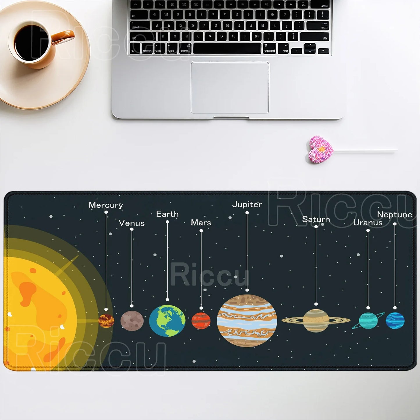 Mouse Pad XXL Anime Gamer Mousepad Laptop Universe Space Solar System HD Print PC Gaming Offices Accessories Keyboard Desk Mat