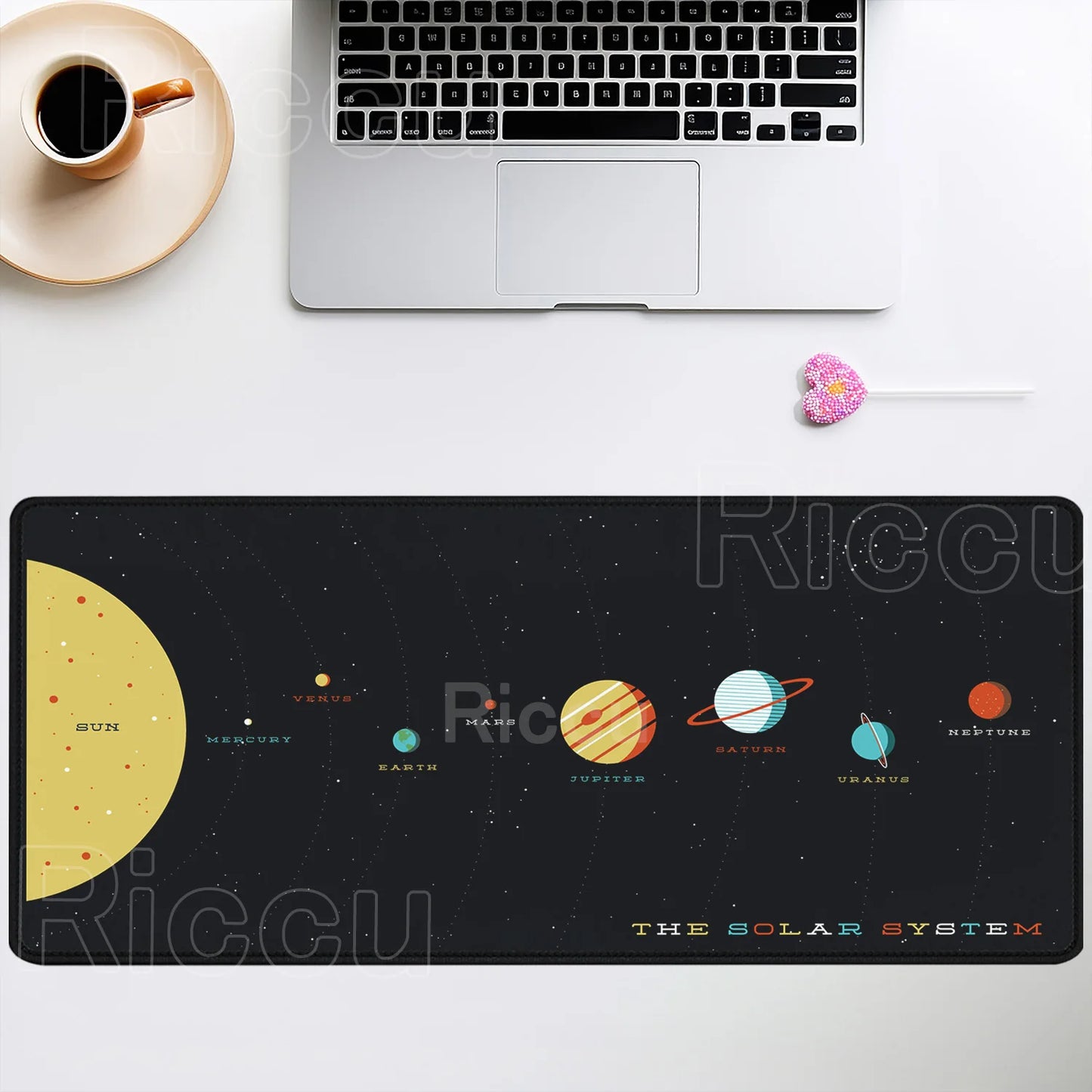 Mouse Pad XXL Anime Gamer Mousepad Laptop Universe Space Solar System HD Print PC Gaming Offices Accessories Keyboard Desk Mat