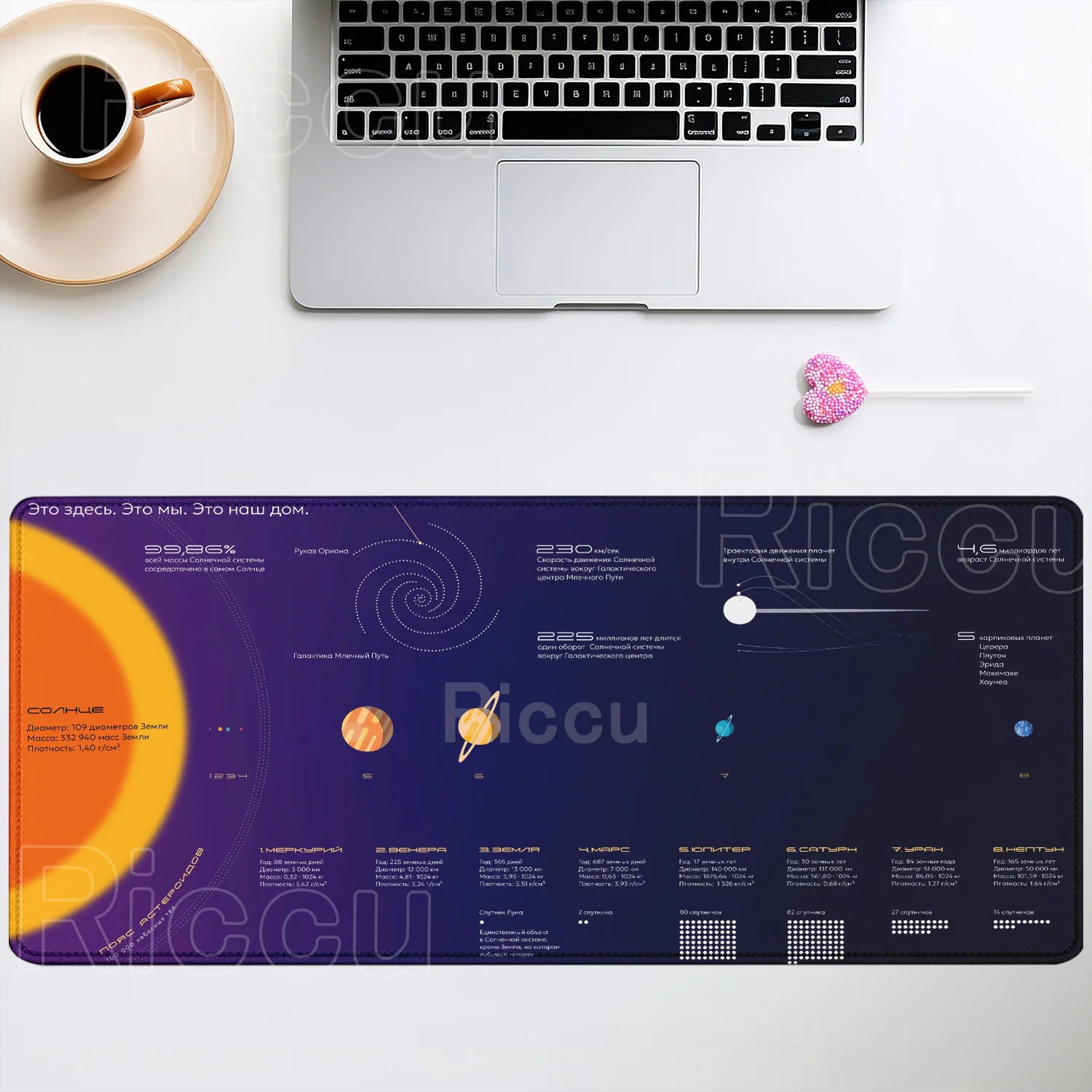 Mouse Pad XXL Anime Gamer Mousepad Laptop Universe Space Solar System HD Print PC Gaming Offices Accessories Keyboard Desk Mat