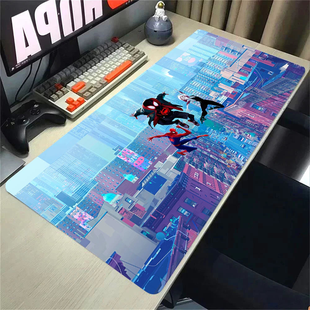 Super Hero S-Spider-Mans Mousepad HD Printing Computer Gamers Locking Edge Non-Slip Mouse Pad Xxl90X40Cm Keyboard PC Desk Pad