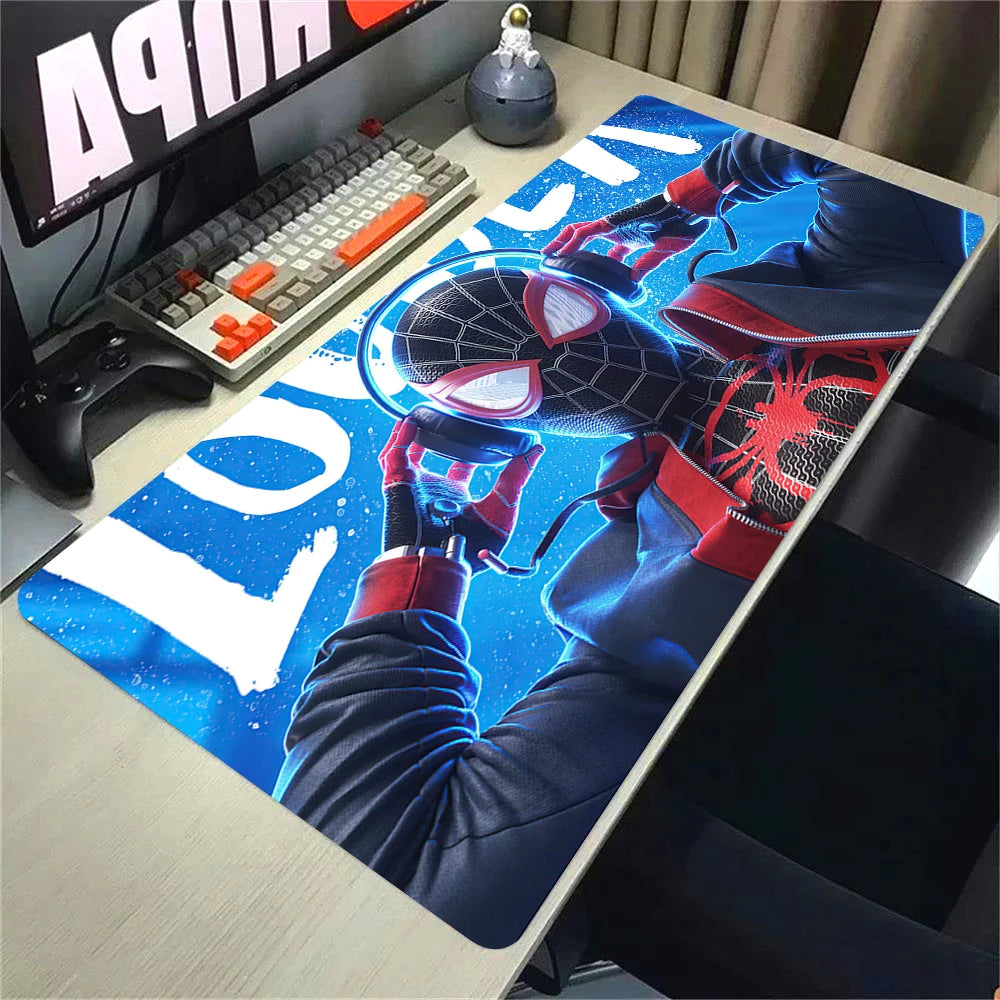 Super Hero S-Spider-Mans Mousepad HD Printing Computer Gamers Locking Edge Non-Slip Mouse Pad Xxl90X40Cm Keyboard PC Desk Pad