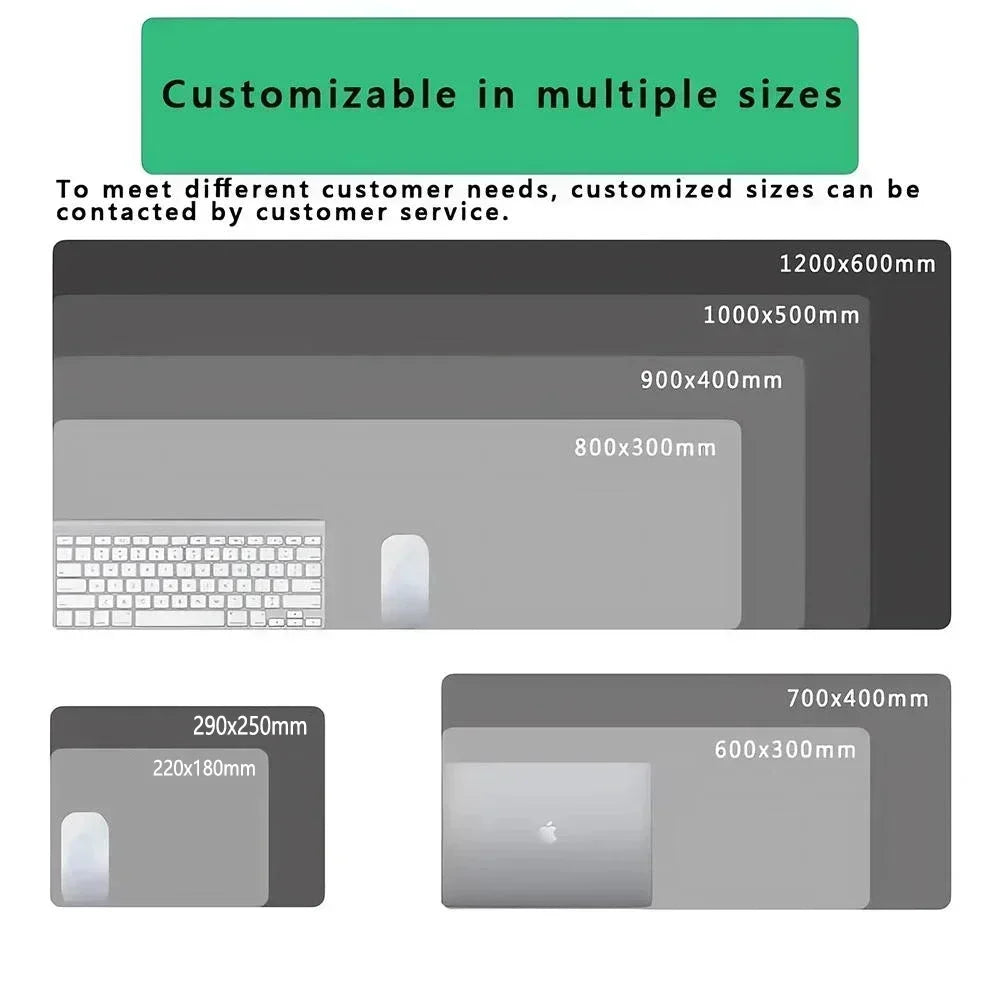 Minimalist White Mouse Mat Large Mousepad Japan Great Wave Mousepads Keyboard Mat XXL Deskpad Pc HD Desk Mats Company Mouse Pad